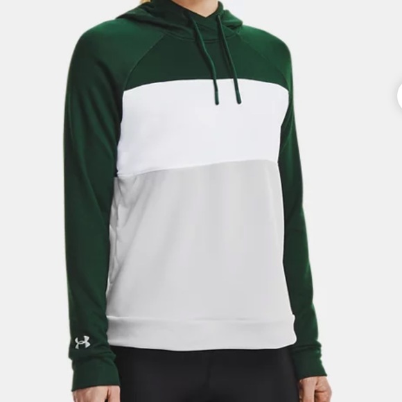 Women’s NWT Under Armour Qualifier Color Blocked Hoodie - Picture 1 of 4
